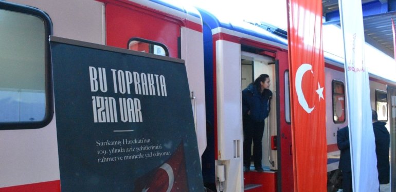 Sarıkamış Ekspresi Erzurum’a ulaştı