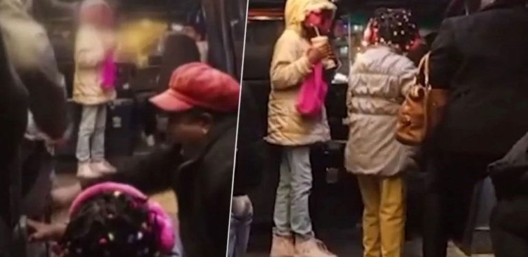 Anne ve çocuğunu yerde yuvarlayan minibüsçüye ceza