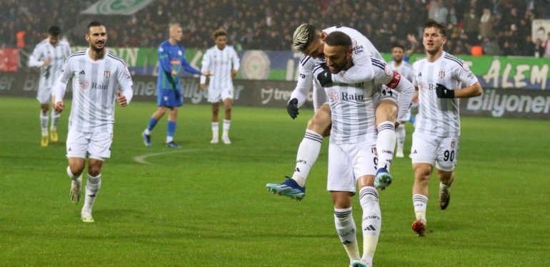 Beşiktaş, Rize’de farklı kazandı: 0-4
