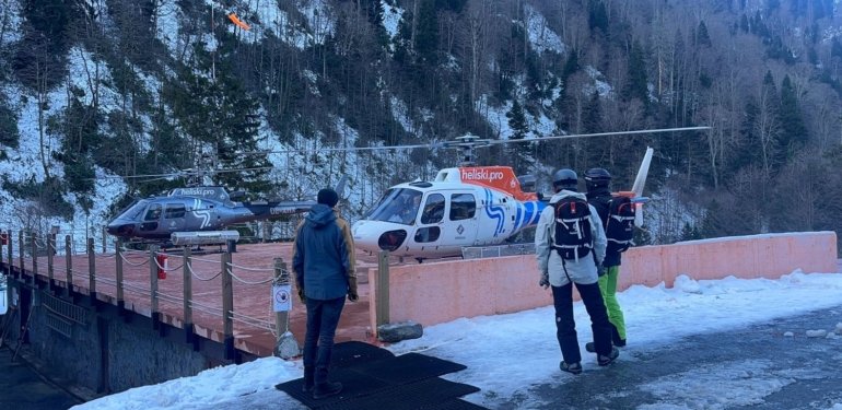 Kaçkar dağlarında ‘Heliski’ heyecanı başladı