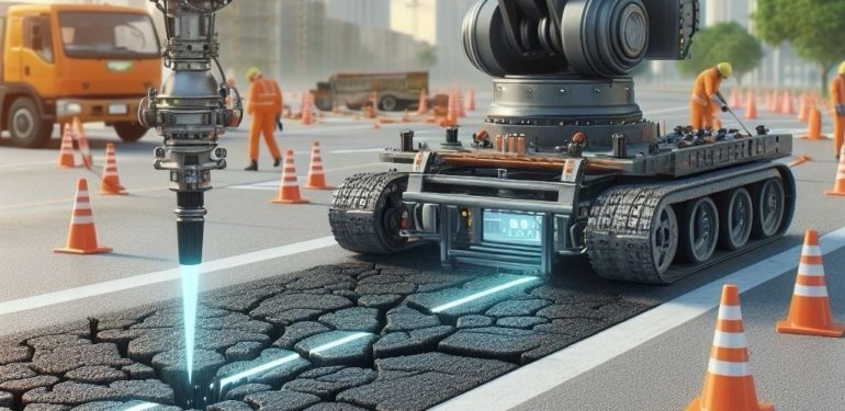 Dünyanın ilk yapay zekalı yol onarım aracı: İnsanlardan yüzde 70 daha hızlı