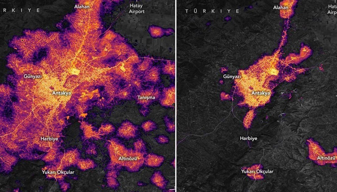nasa’nin-verileriyle-aci-tablo:-hatay’in-depremden-onceki-ve-sonraki-hali