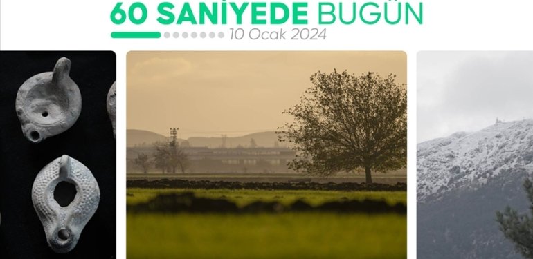 60 saniyede bugün (10 Ocak 2024)