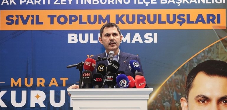 İBB Başkan adayı Kurum, STK temsilcileri ve muhtarlarla bir araya geldi