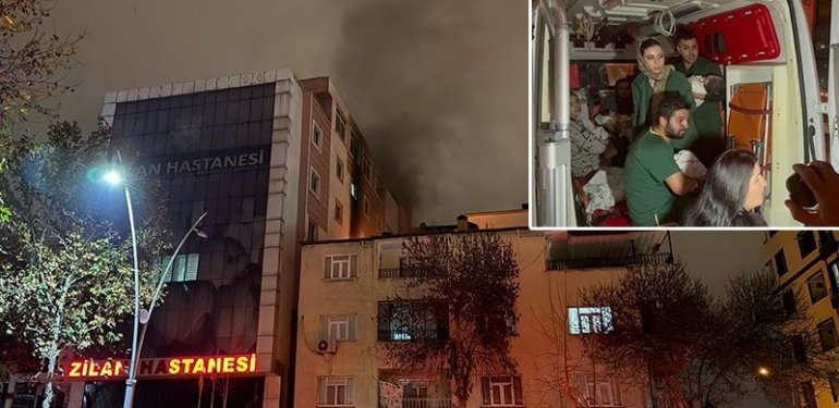 Hastanede yangın paniği | Yattığı odayı ateşe verdi