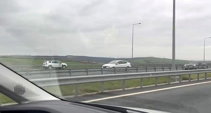Kuzey Marmara Otoyolu’nda ters yönde gitti