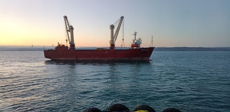 İstanbul Boğazı girişinde gemi arızası