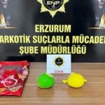 Erzurum’da uyuşturucu operasyonu