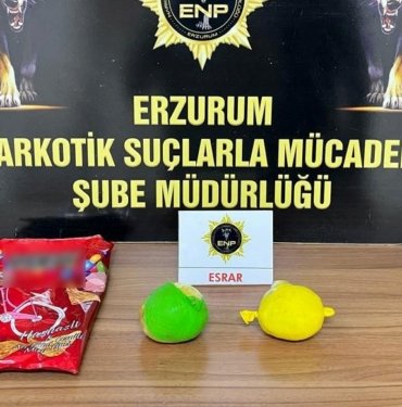 Erzurum’da uyuşturucu operasyonu