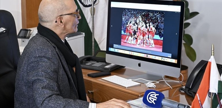Hindistan’ın Ankara Büyükelçisi Paul, AA’nın “Yılın Kareleri” oylamasına katıldı