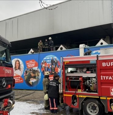 Bursa’da şehirlerarası otobüs terminalinde çıkan yangın söndürüldü