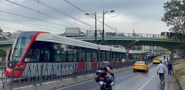 Kabataş-Bağcılar tramvay hattında çalışma