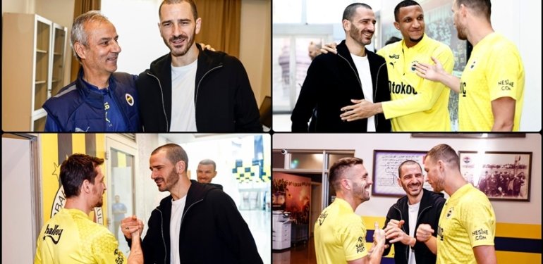 Fenerbahçe’nin yeni transferi Bonucci, takım arkadaşlarıyla bir araya geldi