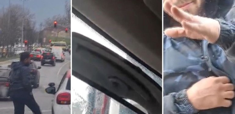 Sultangazi’de sürücü adayı ve eğitmeninin korku dolu anları