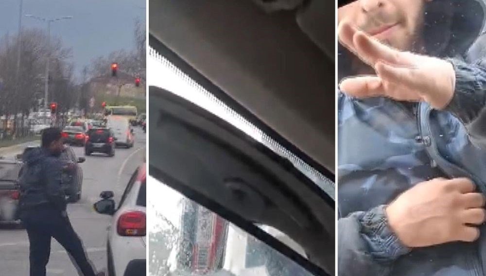 Sultangazi’de sürücü adayı ve eğitmeninin korku dolu anları