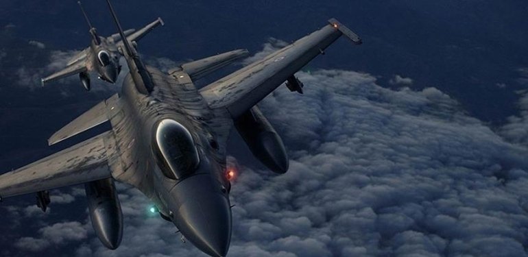 Irak ile Suriye’nin kuzeyindeki terör hedeflerine hava harekatları düzenlendi