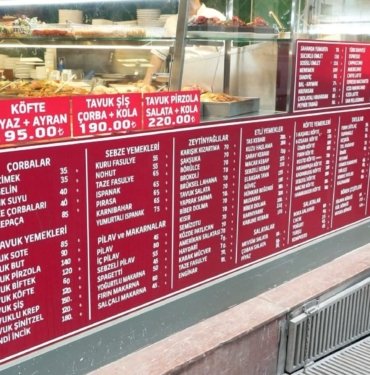İstiklal Caddesi’ndeki kafe ve restoranlara menü denetimi