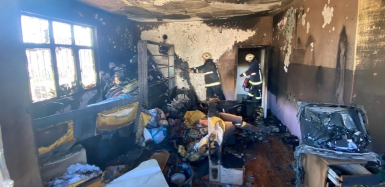 Antalya’da müstakil ev yangını korkuttu