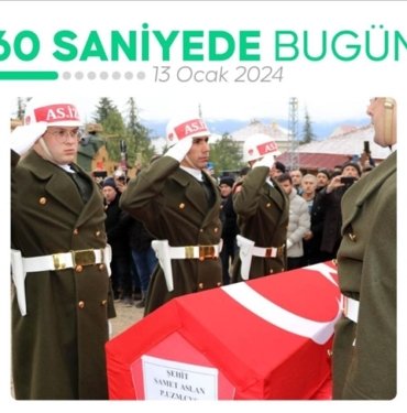 60 saniyede bugün (13 Ocak 2024)