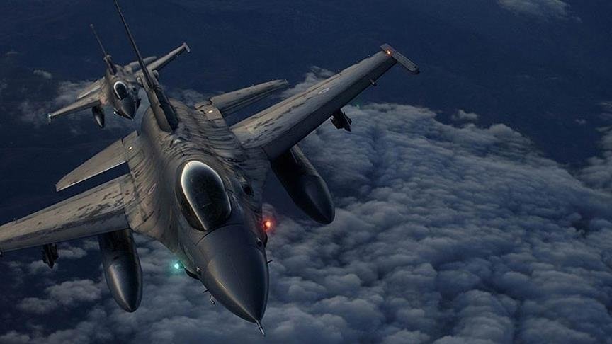 Irak ve Suriye’nin kuzeyine düzenlenen hava harekatlarında 25 hedef imha edildi