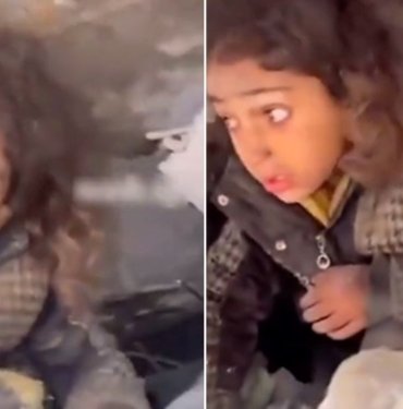 İsrail’in saldırılarında enkaz altında kalan Filistinli kız 12 saat sonra kurtarıldı
