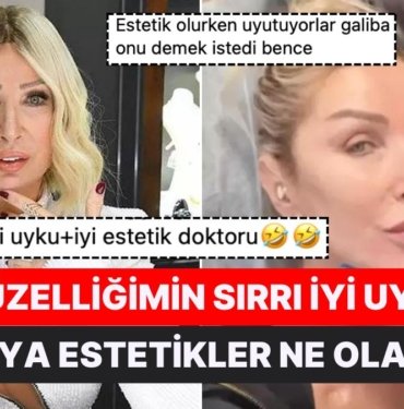 Gençleşmek İçin Sünnet Derisi Enjekte Ettiren Seda Sayan’ın Güzelliğini Uykuya Bağlaması Kahkaha Attırdı