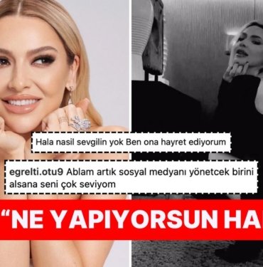 Geçtiğimiz Günlerde Temizlik Paspasıyla Poz Veren Hadise’den Bu Sefer de Semt Oturuşu Pozu Geldi