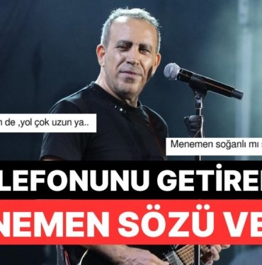 Konser için ABD’ye Giden Haluk Levent Telefonunu Getirene Menemen Yapacak