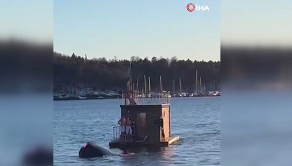 Norveç’te Tesla aracıyla denize düşen 2 kişi yüzer sauna ile kurtarıldı