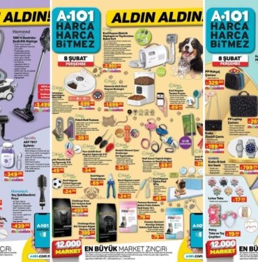 A101’e Koltuk ve Halı Yıkama Makinesi Geliyor! 8 Şubat 2024 A101 Aldın Aldın Kataloğu