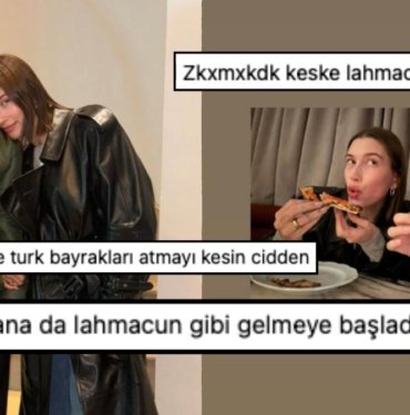 Bieber Çiftinin Yedikleri Yiyecek Lahmacun Sanıldı: Görenler “Her Yiğidin Bir Pizza Yiyişi Vardır” Dedi
