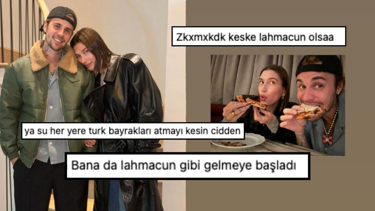 Bieber Çiftinin Yedikleri Yiyecek Lahmacun Sanıldı: Görenler "Her Yiğidin Bir Pizza Yiyişi Vardır" Dedi 5 Bieber Çiftinin Yedikleri Yiyecek Lahmacun Sanıldı: Görenler “Her Yiğidin Bir Pizza Yiyişi Vardır” Dedi