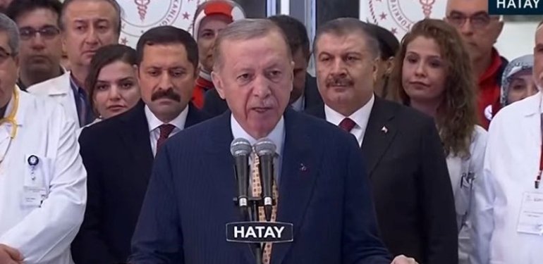 Depremin vurduğu Hatay’a iki yeni hastane | Cumhurbaşkanı Erdoğan: Devletimizin tüm kapasitesini deprem bölgesine yığdık