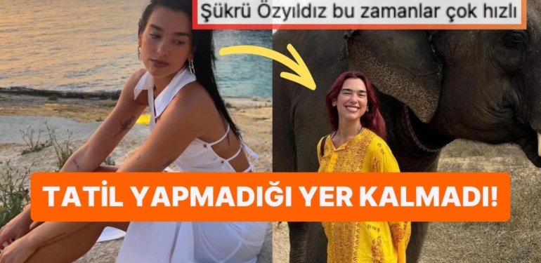 Parayı Nasıl Harcayacağını İyi Bilen Dua Lipa Yine Egzotik Tatil Pozuyla Görenleri Kıskandırdı!