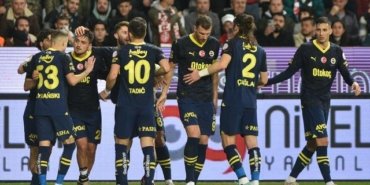 Zirve yeniden Sarı-Lacivert! Fenerbahçe Antalyaspor