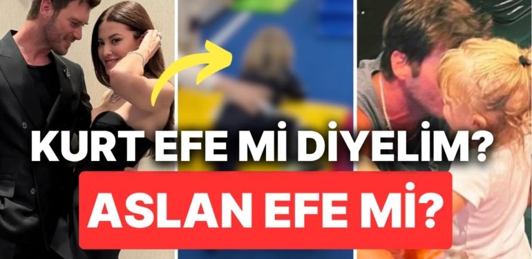 Adı Aslan Olsaymış! Kıvanç Tatlıtuğ’un Oğlu Kurt Efe’nin Aslan Yelesi Gibi Saçlarına Bayılacaksınız