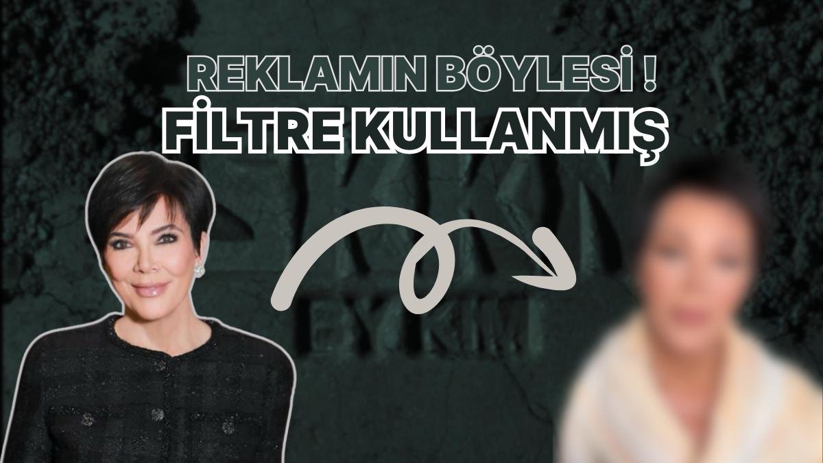 Kim Kardashian’ın Annesi Kris Jenner, Makyaj Ürünleri Tanıtımında Filtre Kullanınca Hayranları Çıldırdı