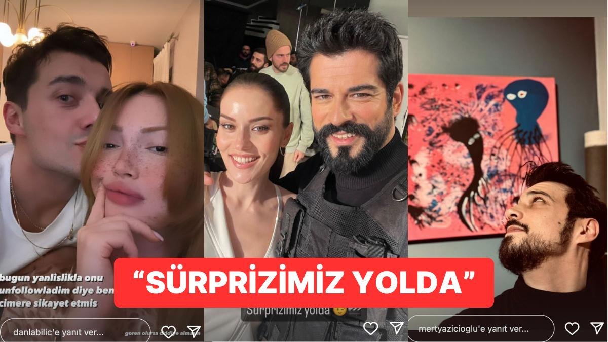 Burak Özçivit ve Fahriye Evcen’den Sürpriz Var! 4 Şubat’ta Ünlülerin Yaptığı Instagram Paylaşımları
