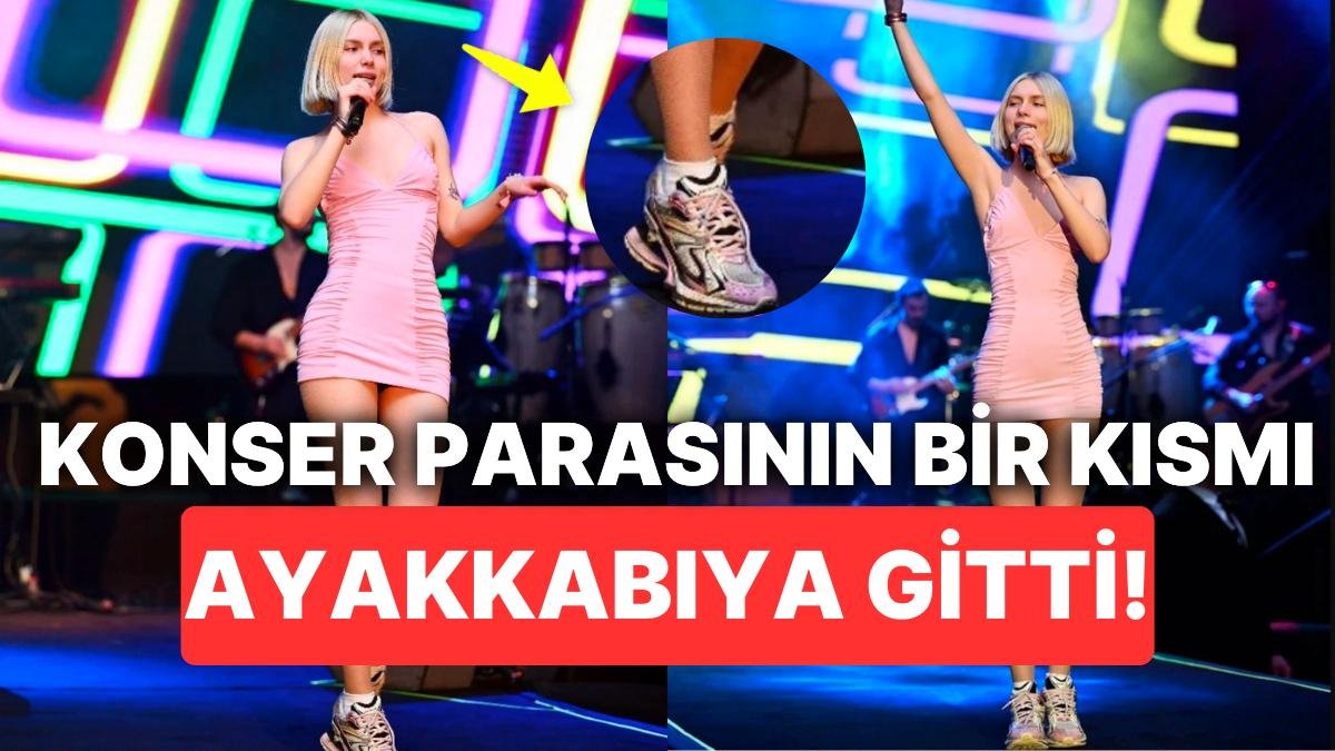 Aleyna Tilki’nin Yeni Tarzıyla Şov Yaptığı Konserinden Kazandığı Paranın Bir Kısmı Giydiği Ayakkabıya Gitti!