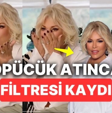 Ajda Pekkan Çekimde Uygulattığı Porselen Yüz Filtresini Unutup Eliyle Öpücük Gönderince Her Şey Ortaya Çıktı