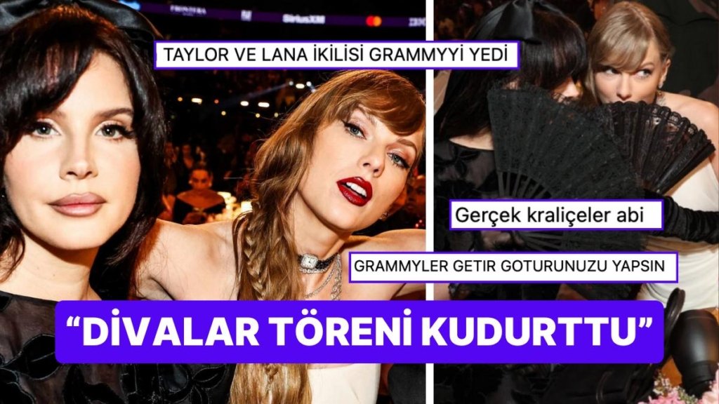 “Grammyler Getir Götürünüzü Yapar” Lana Del Rey ve Taylor Swift İkilisi 2024 Grammy Ödüllerini Resmen Salladı