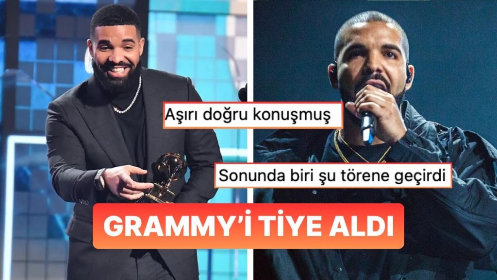 Drake Açtı Ağzını Yumdu Gözünü: Şarkıcı Grammy Ödül Töreni Hakkında “Bu Tören Hiçbir Şeyi Belirlemiyor” Dedi