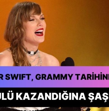 4. Kez ‘Yılın Albümü’ Ödülünü Alarak Grammy Tarihine Geçen Taylor Swift’in Şaşkınlığını Gizleyemediği Anlar