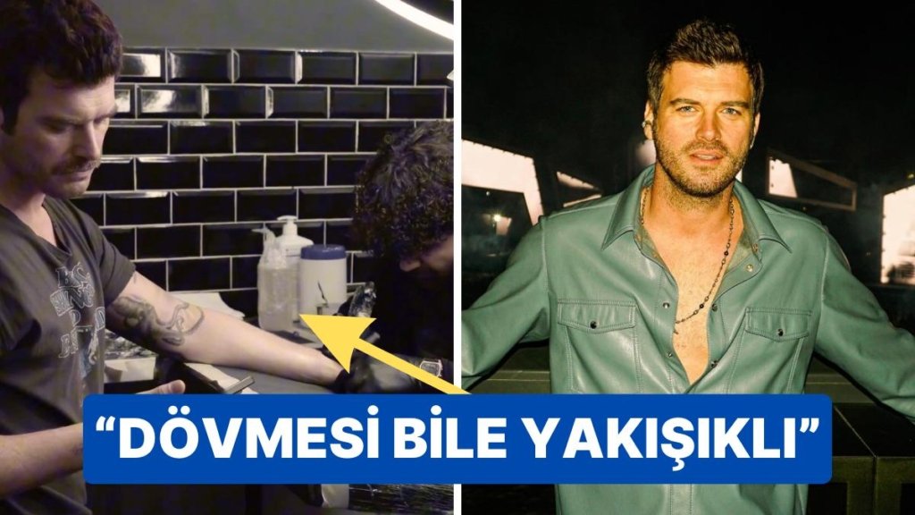 Bütün Karizmasıyla Dövmelerine Yenisini Ekleten Kıvanç Tatlıtuğ’un Yeni İmajı Gözlerden Kaçmadı