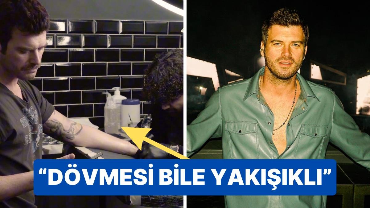 Bütün Karizmasıyla Dövmelerine Yenisini Ekleten Kıvanç Tatlıtuğ’un Yeni İmajı Gözlerden Kaçmadı
