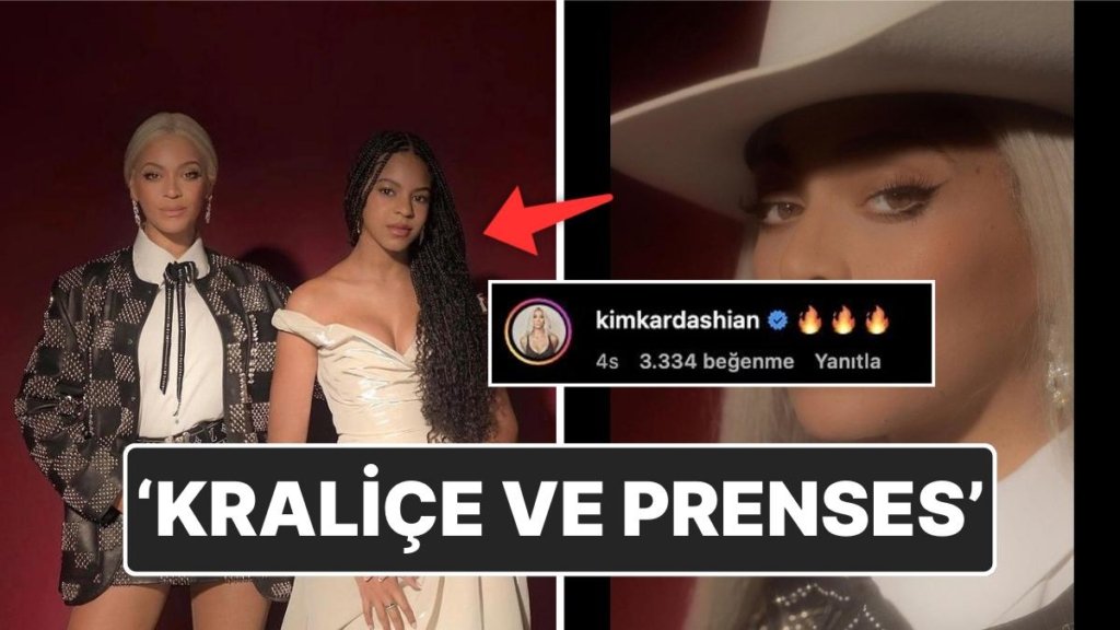 Beyoncé ve Kızı Blue Ivy’nin Grammy Ödül Töreni’ndeki Anne Kız Saadeti Sosyal Medyada Beğeni Topladı