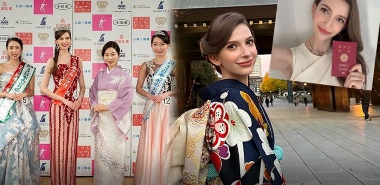 Ukrayna doğumlu Japonya Güzeli tacını geri verdi: Sebebi Japon olmaması değil!