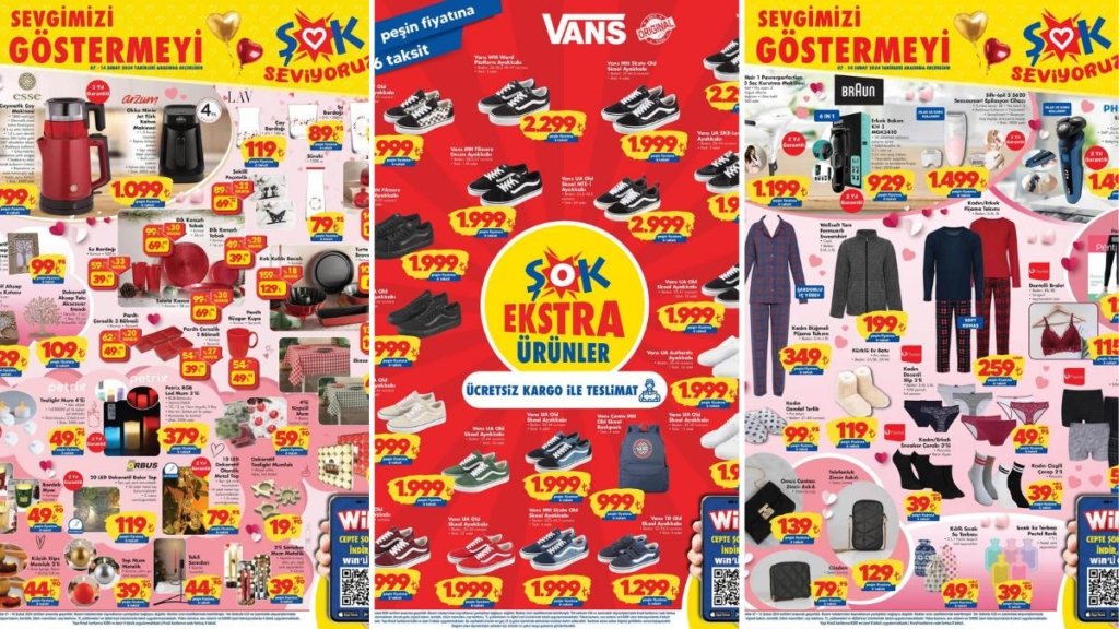 ŞOK’a Vans Ayakkabı Geliyor! 7 Şubat 2024 ŞOK Aktüel Ürünler Kataloğu