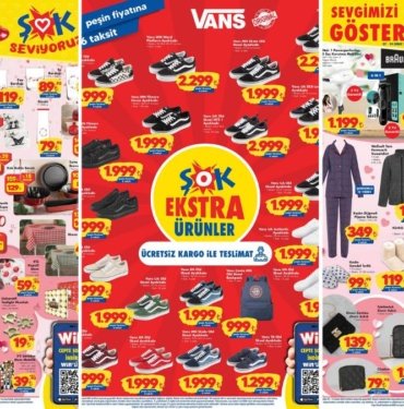 ŞOK’a Vans Ayakkabı Geliyor! 7 Şubat 2024 ŞOK Aktüel Ürünler Kataloğu