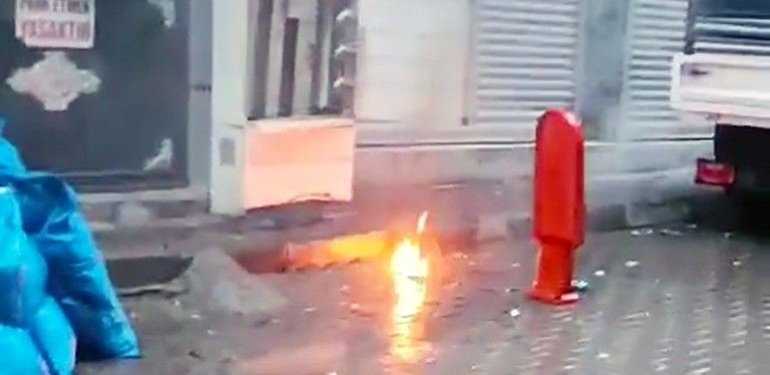 Kaçak hat bomba gibi patladı